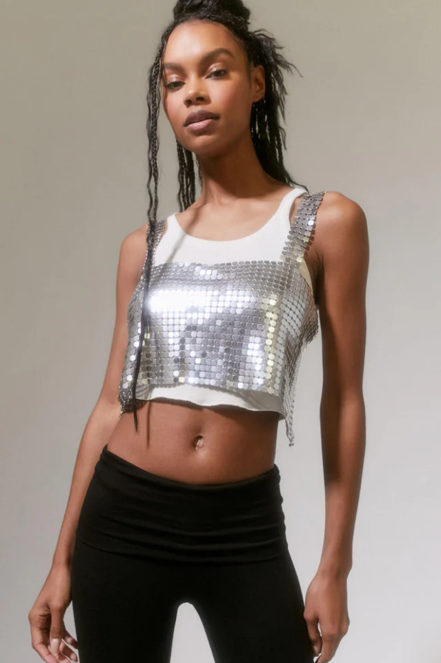 Harlow Metal Cropped Top - Image 8