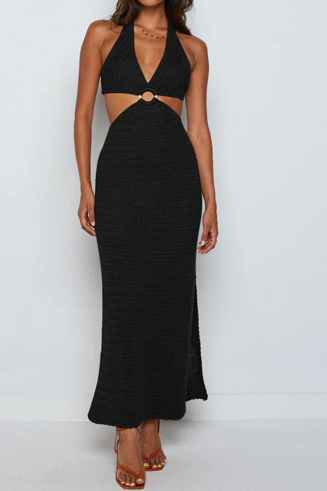 Haven Crochet Maxi Cover Up Dress - Image 8