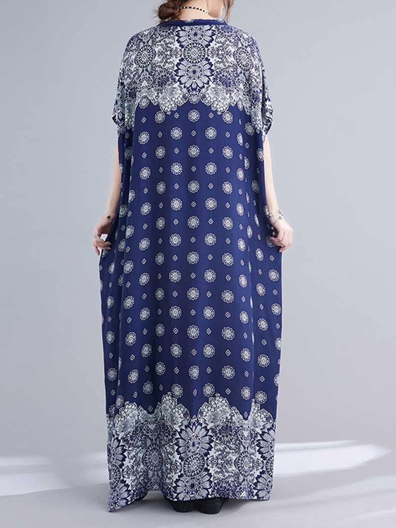 Hear A Song Printed Kaftan Dress - Image 2