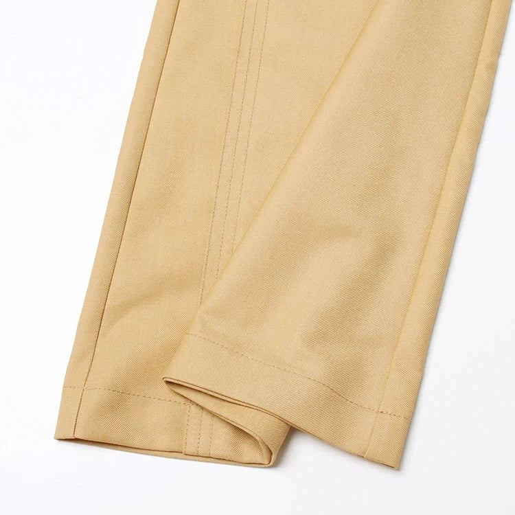 HIGH WaistED WIDE TROUSERS - MUSTARD - Image 5