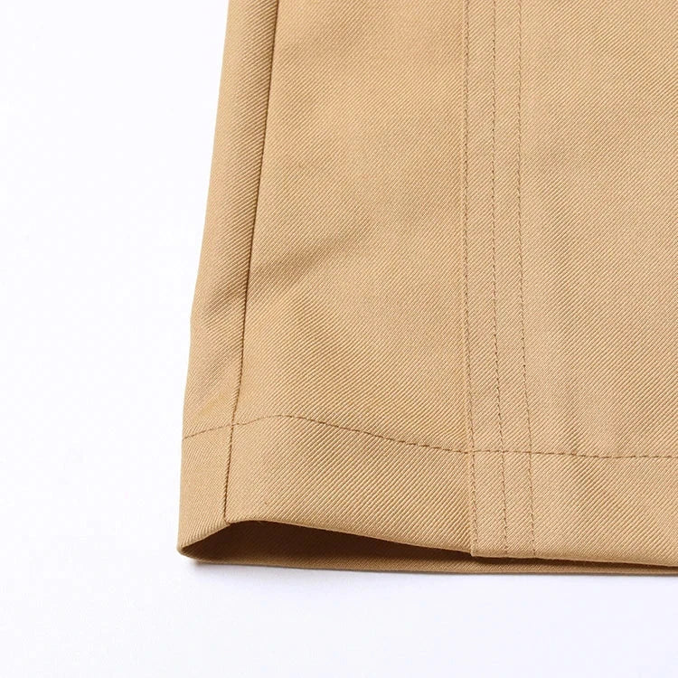 HIGH WaistED WIDE TROUSERS - MUSTARD - Image 9