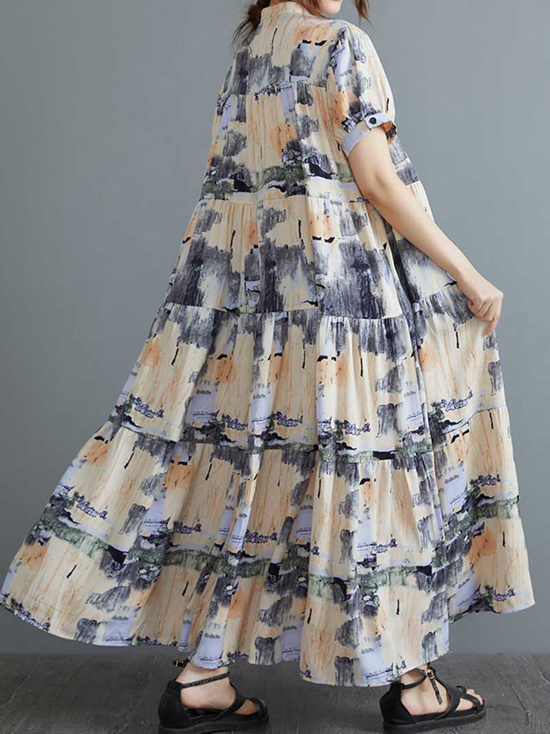 Highest Hopes Printed Smock Dress - Image 3