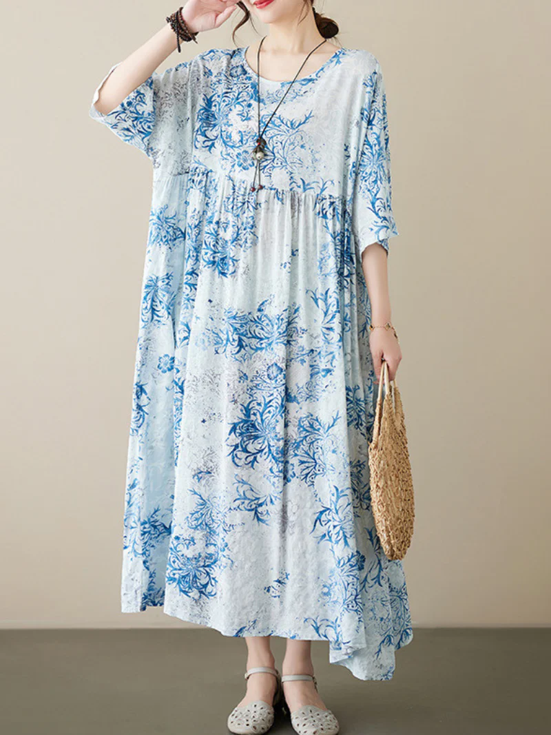 Highest Hopes Cotton Floral Smock Dress - Image 2
