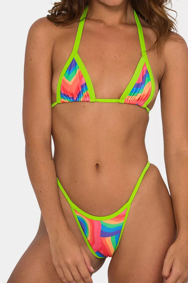 Hollow Out Open Back Bikini Set - Image 6