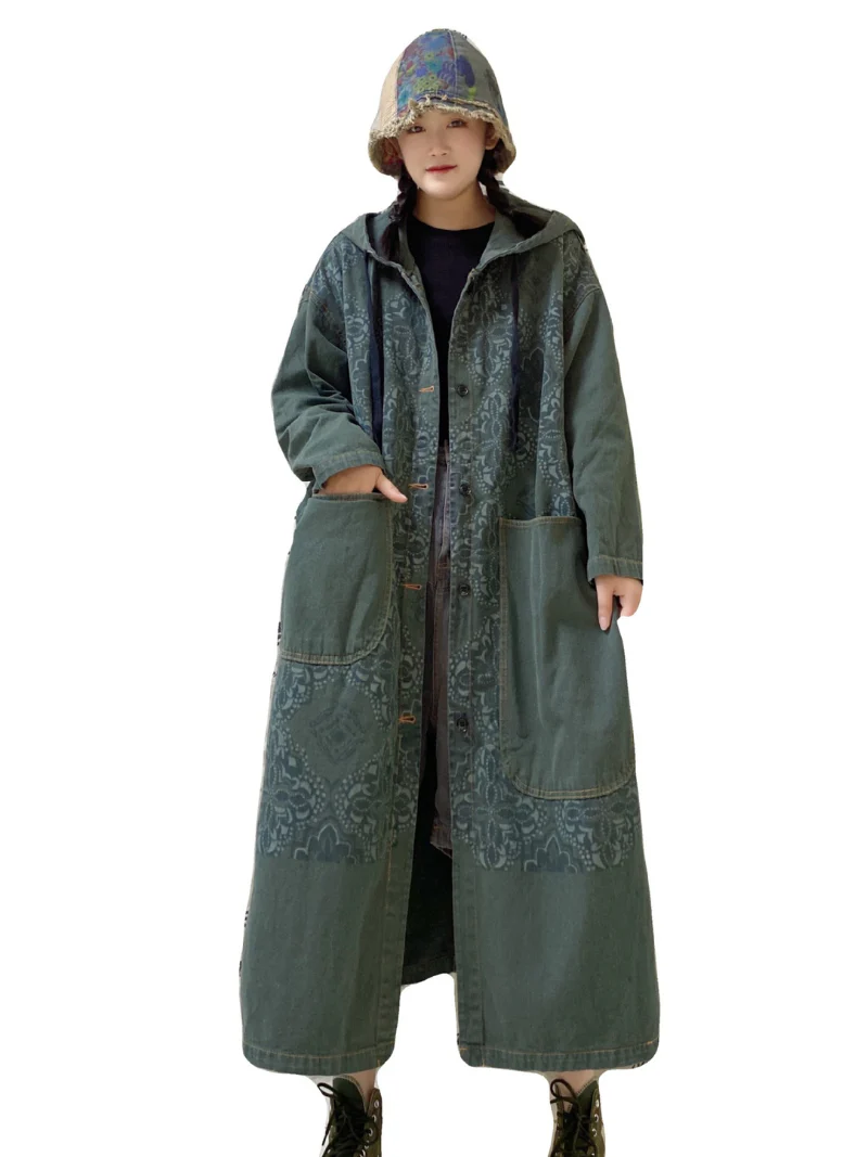 Hooded Down Jacket for Printing Coat - Image 2