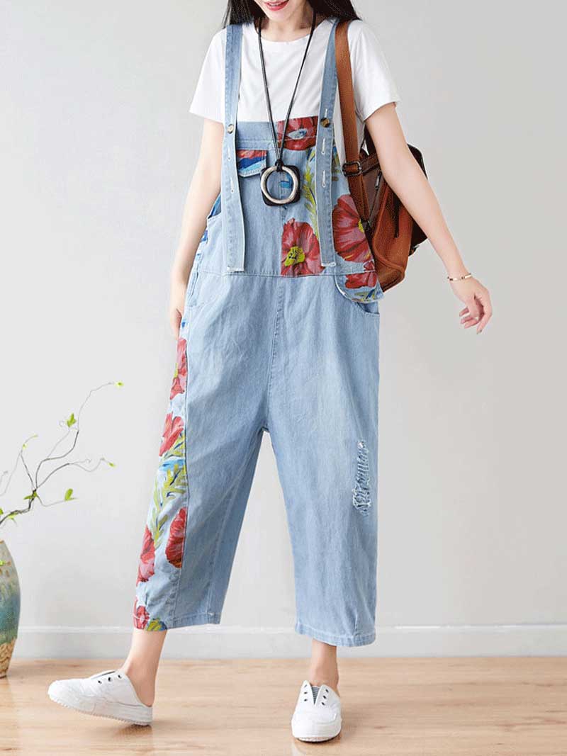 I Wear My Crown, Nine-Point Denim Overall Dungarees - Image 3