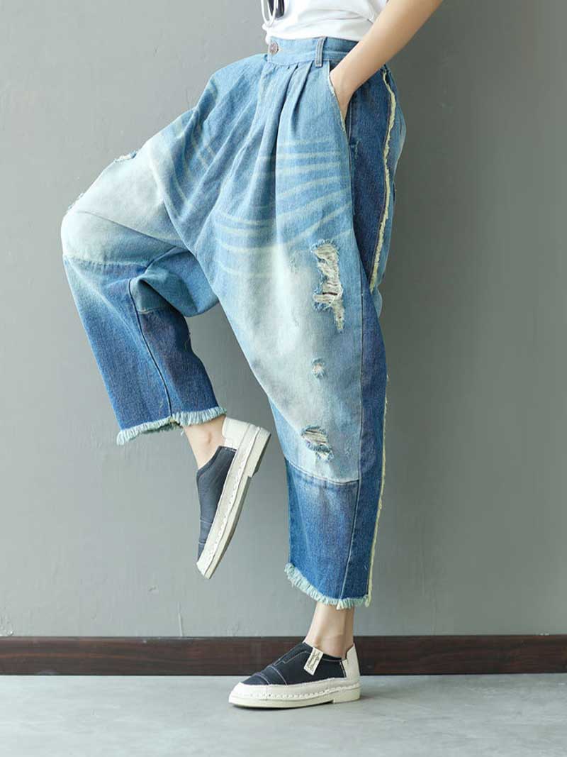In My Mind Ripped Denim Pant - Image 3