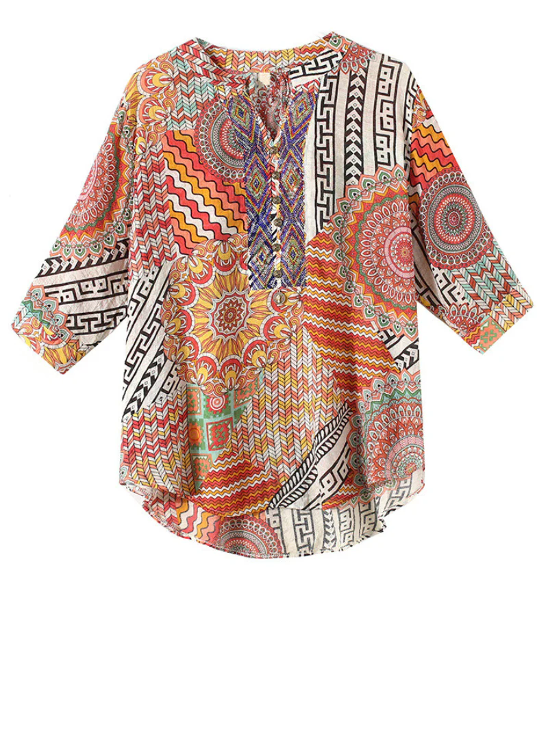 Is My Dreamy Printing Short-Sleeved Tops - Image 8