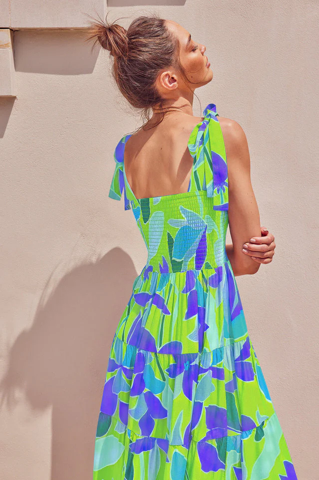 Jaclyn Smocked Maxi Dress - Image 11