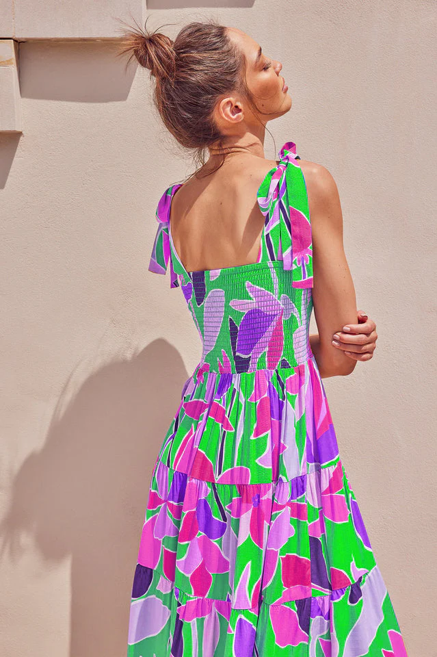 Jaclyn Smocked Maxi Dress - Image 3