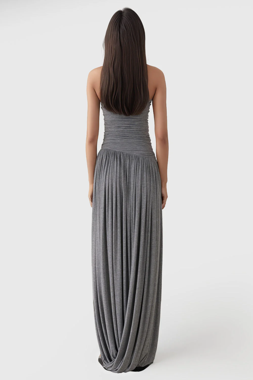 GREY JERSEY MAXY DRES - Image 4