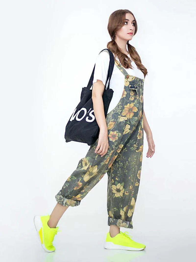 Jump For Joy Floral Overalls Dungaree - Image 4