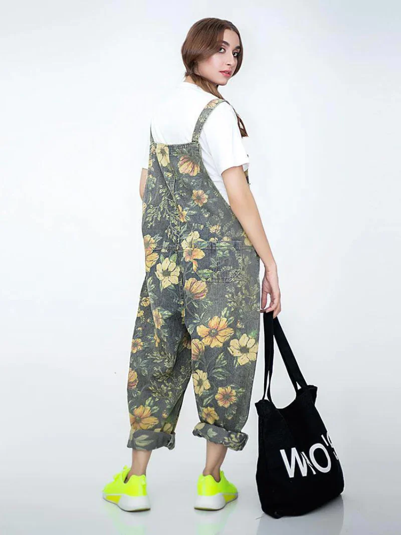 Jump For Joy Floral Overalls Dungaree - Image 5