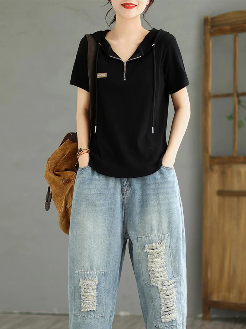 Just My Size Denim Natural Waist Bottom Pant - Image 2