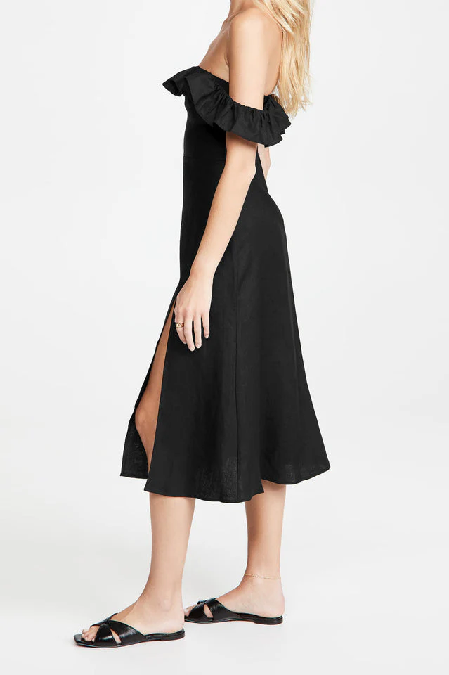 Kacie Ruffles Midi Dress - Image 16