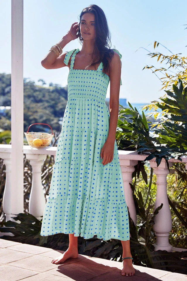 Katie Smocked Maxi Dress - Image 12