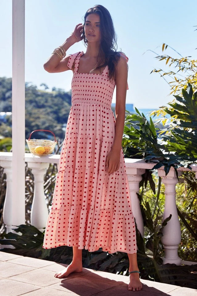 Katie Smocked Maxi Dress - Image 4
