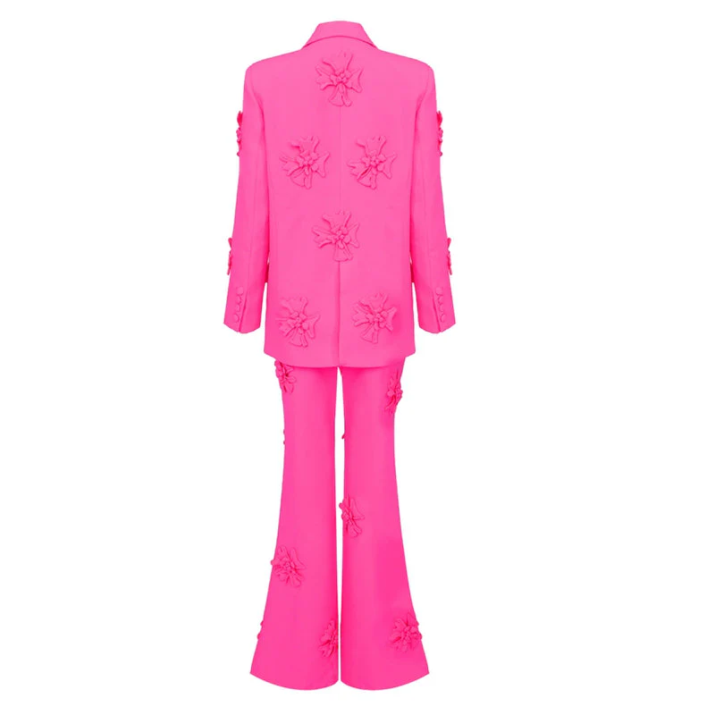 HOTARU FLowER DECORATED PANTS and Blazer SET - Image 16