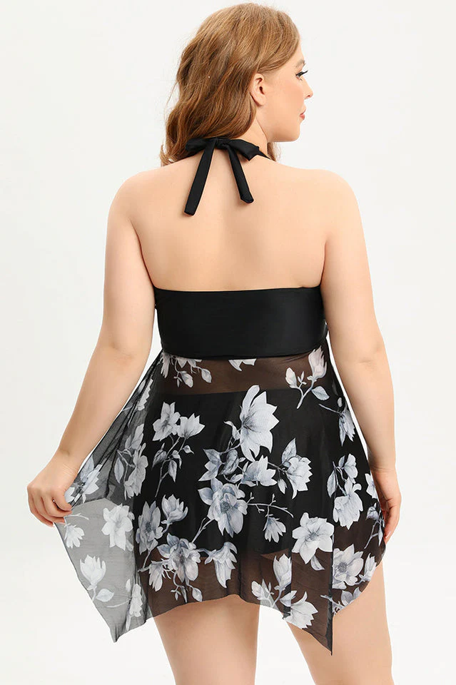 (L-5XL) Plus Size Tankini Swimsuit - Image 4
