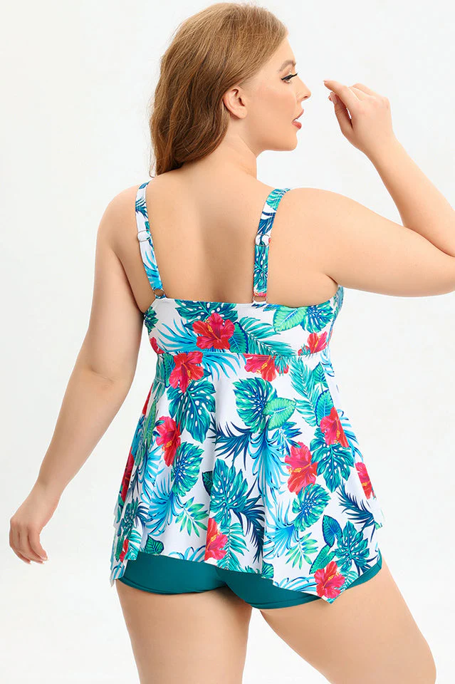 (L-5XL) Plus Size Tankini Swimsuit - Image 8