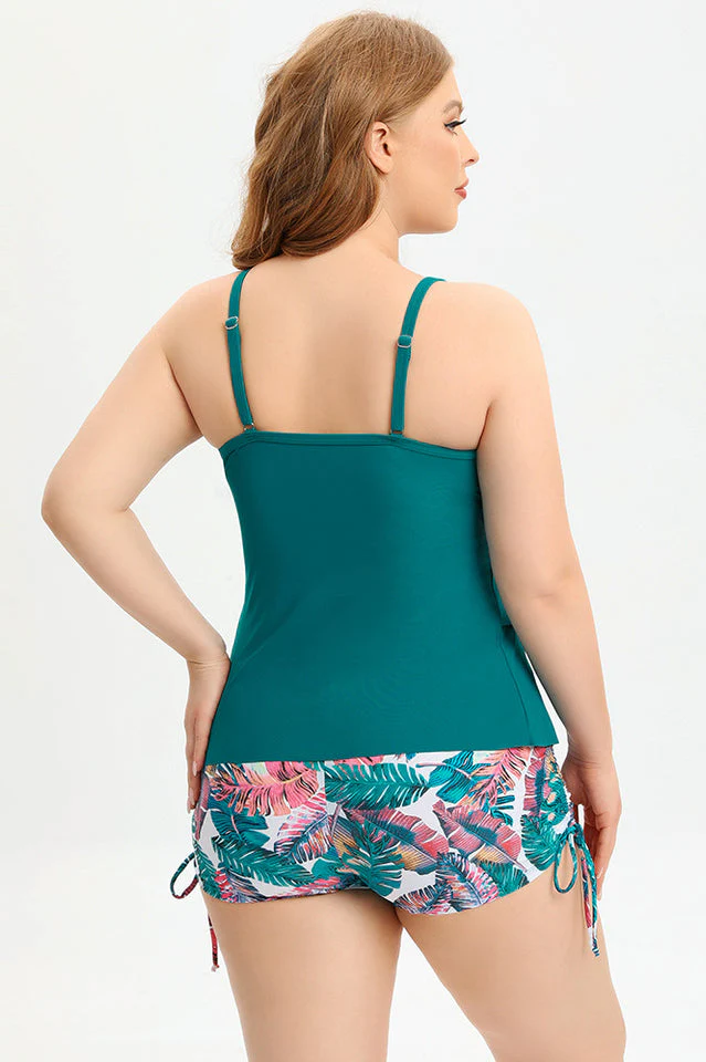(L-5XL) Plus Size Tankini Swimsuit - Image 4