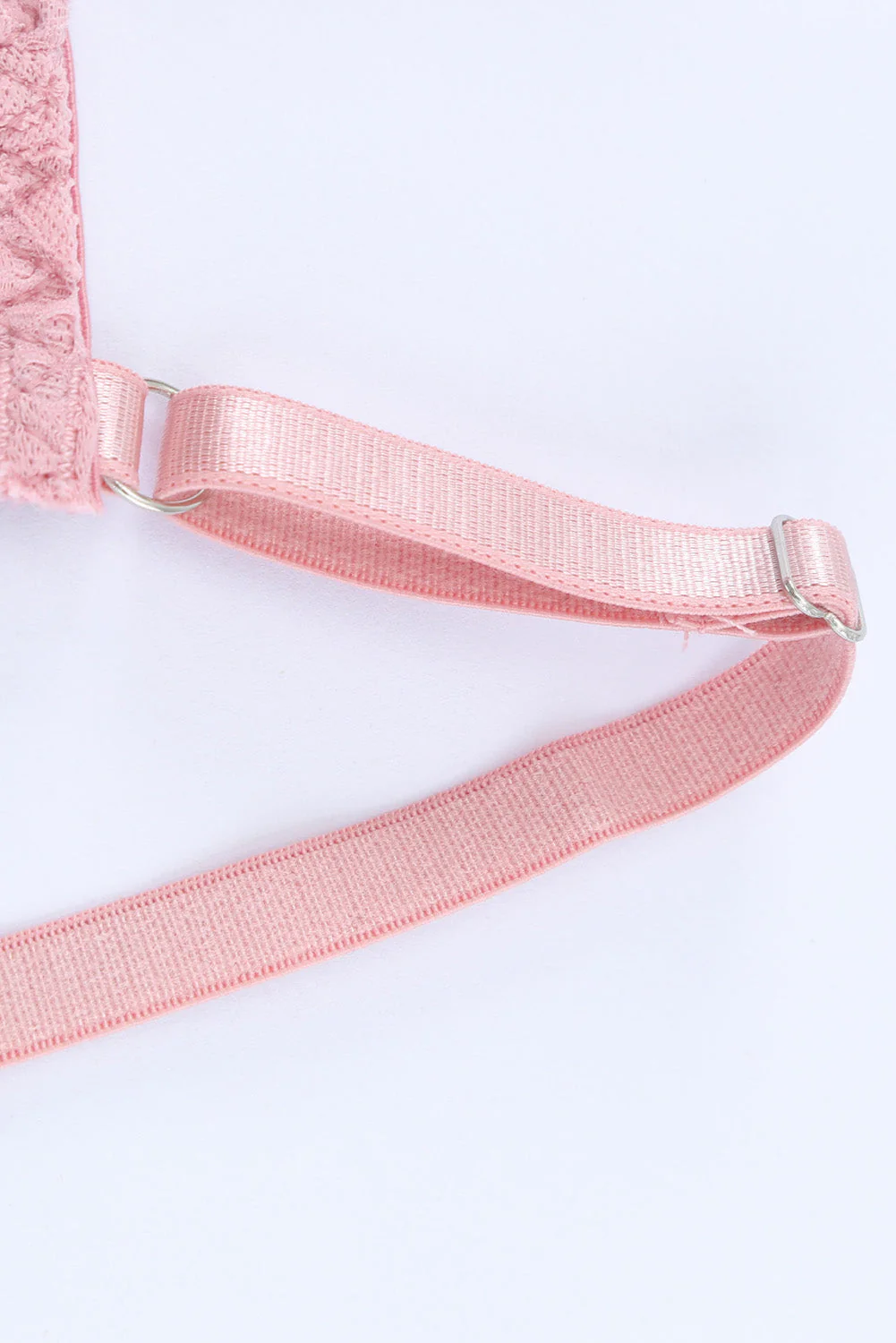 Lace Floral Crochet Spaghetti Strap Bralette - Image 22