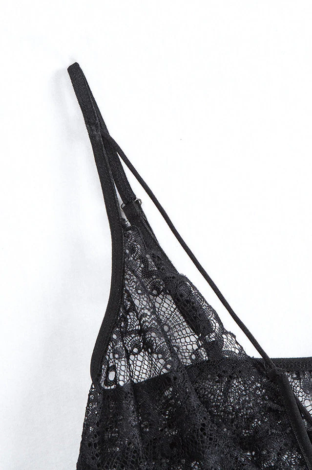 Lace Halter Sexy Lingerie Set - Image 12