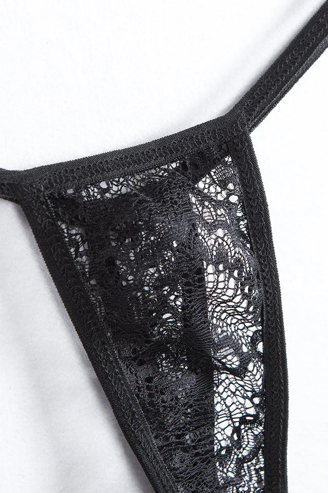 Lace Halter Sexy Lingerie Set - Image 14