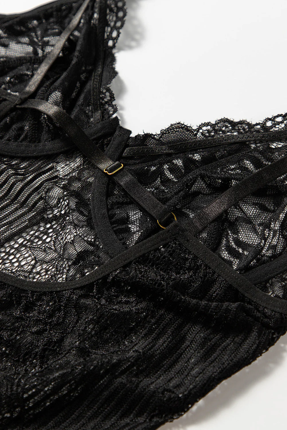 Lace Lingerie Slip Dress - Image 35