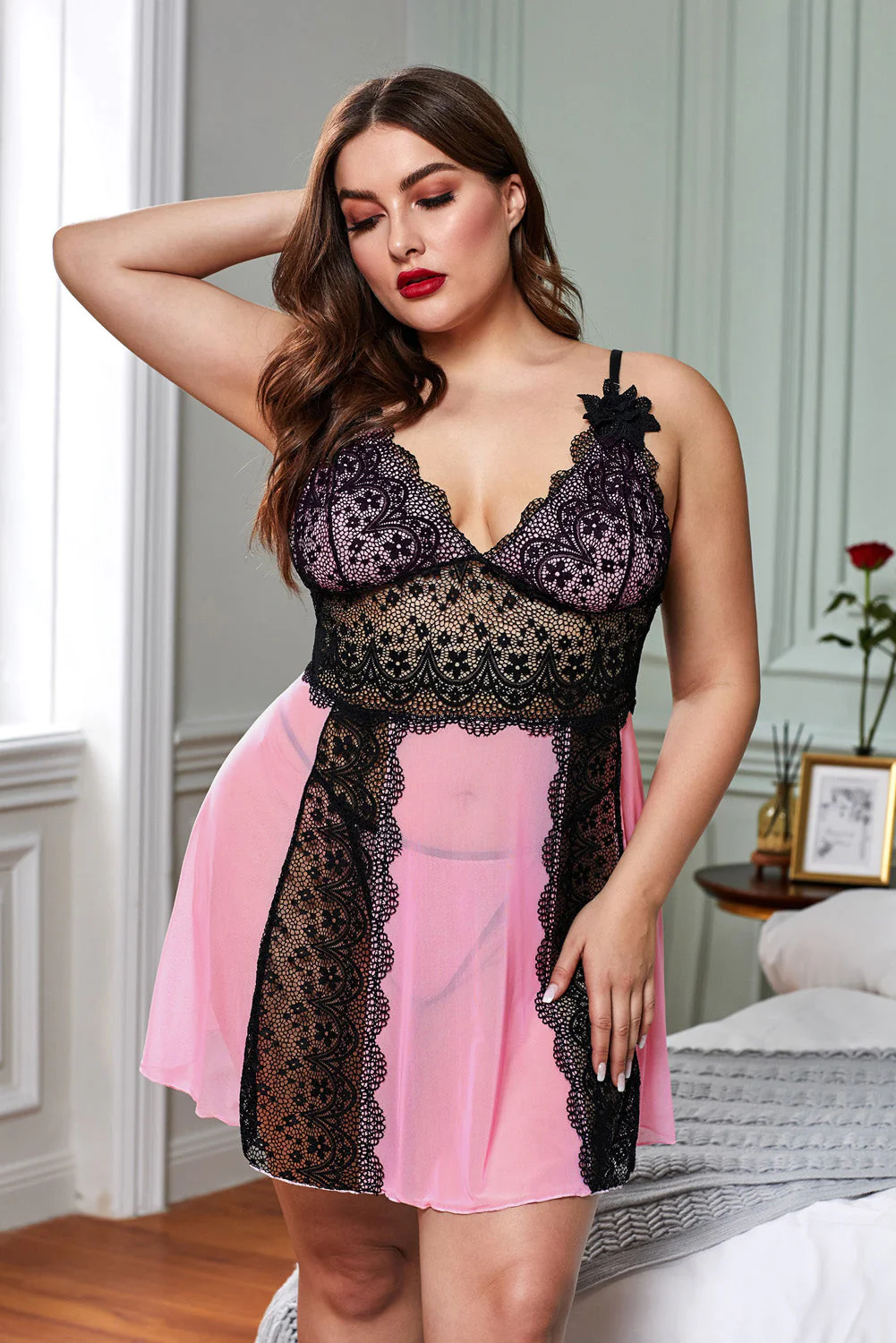 Lace Nightdress Babydoll - Image 9