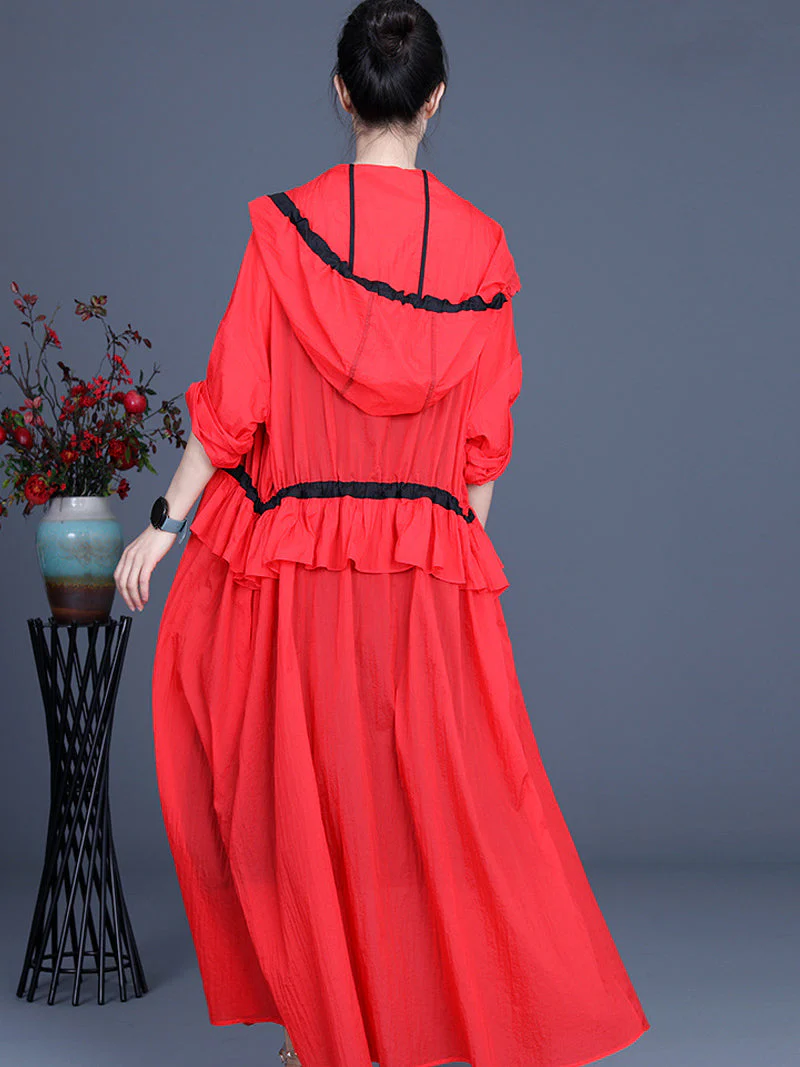 Lasted So Long Hooded Dress - Image 4