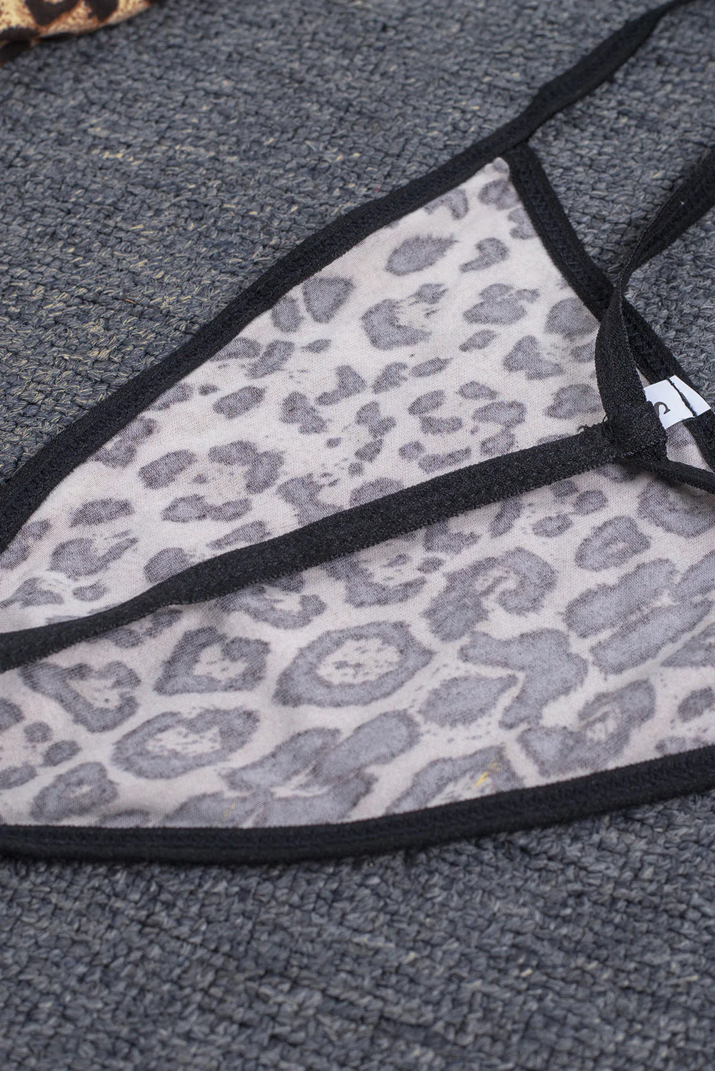 Leopard Animal Print Babydoll Lingerie Dress - Image 9