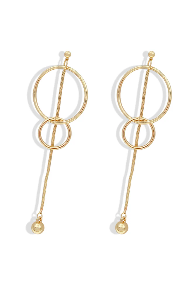 Long Ring Tassel Earrings - Image 6
