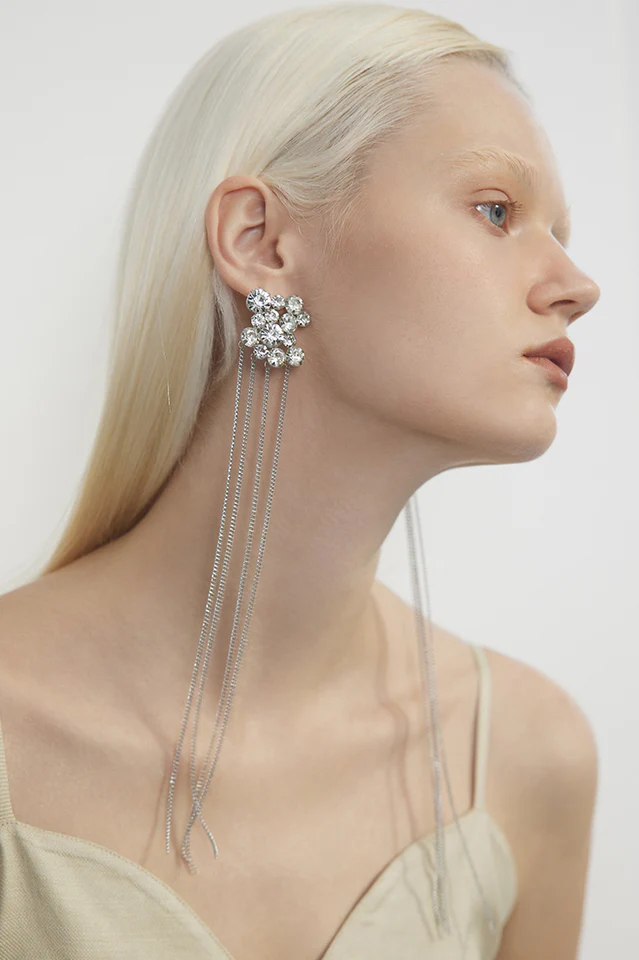 Long Tassel Earrings - Image 4