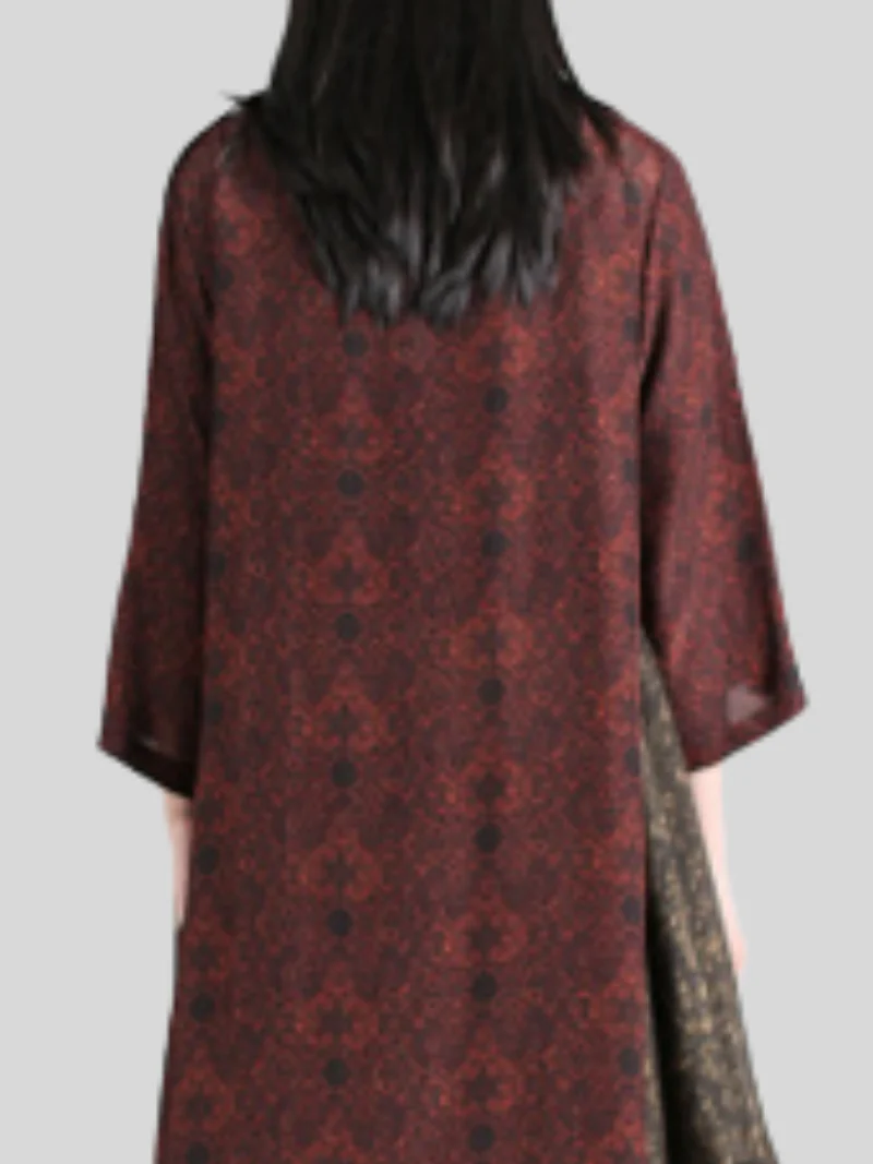 Lot Of Love Round Neck A-line Dress - Image 3