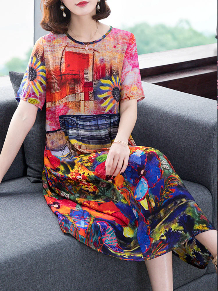 Love All Over Again Sun Flower Midi Dress - Image 3