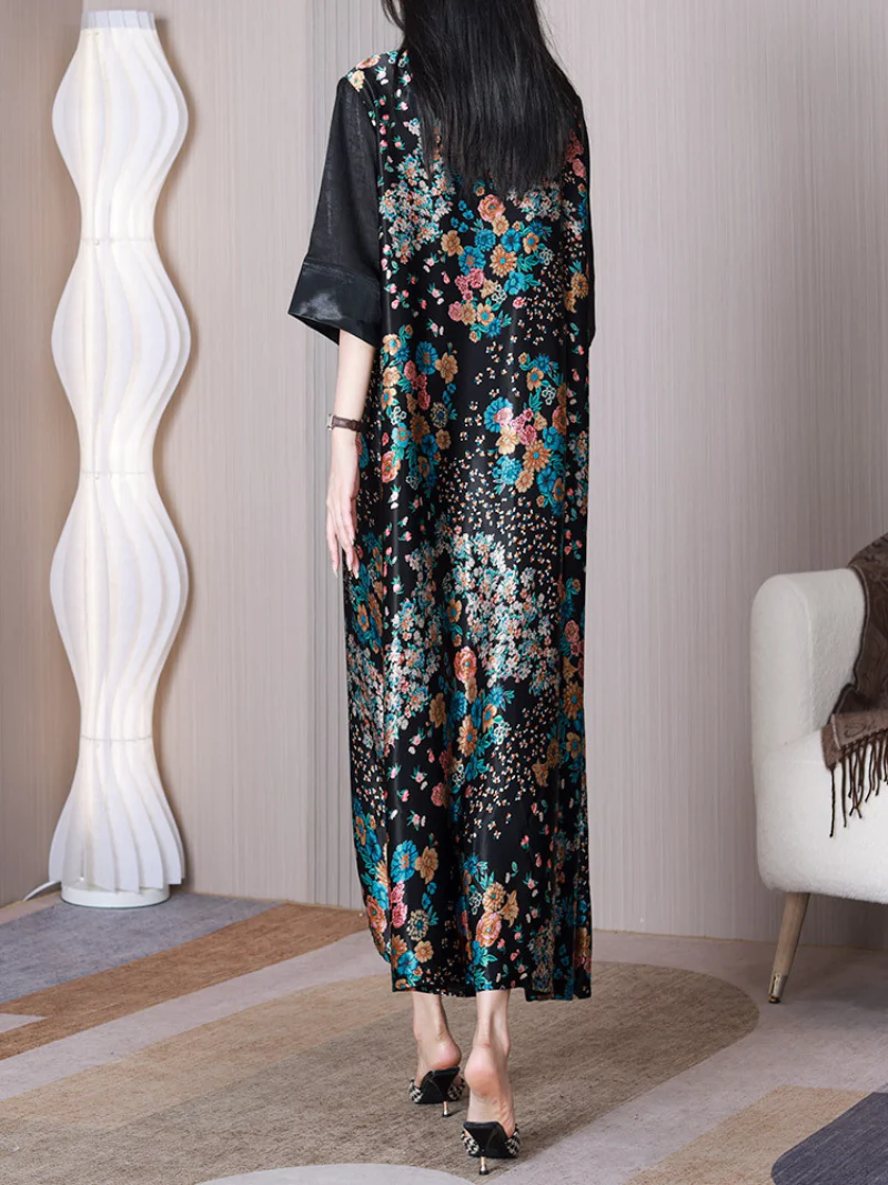 Mad In Love Square Collar Floral A-line Dress - Image 3