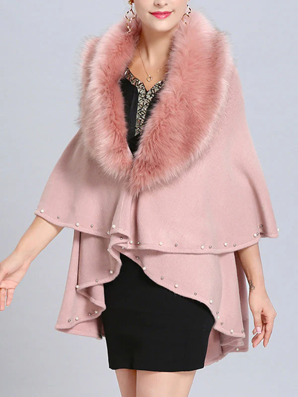 Malona Tail Neck Peplum Poncho Plus Size Cape Cardigan - Image 10