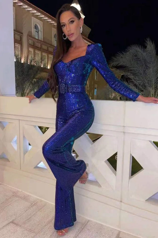 Marissa Sequin Jumpsuit - Image 15