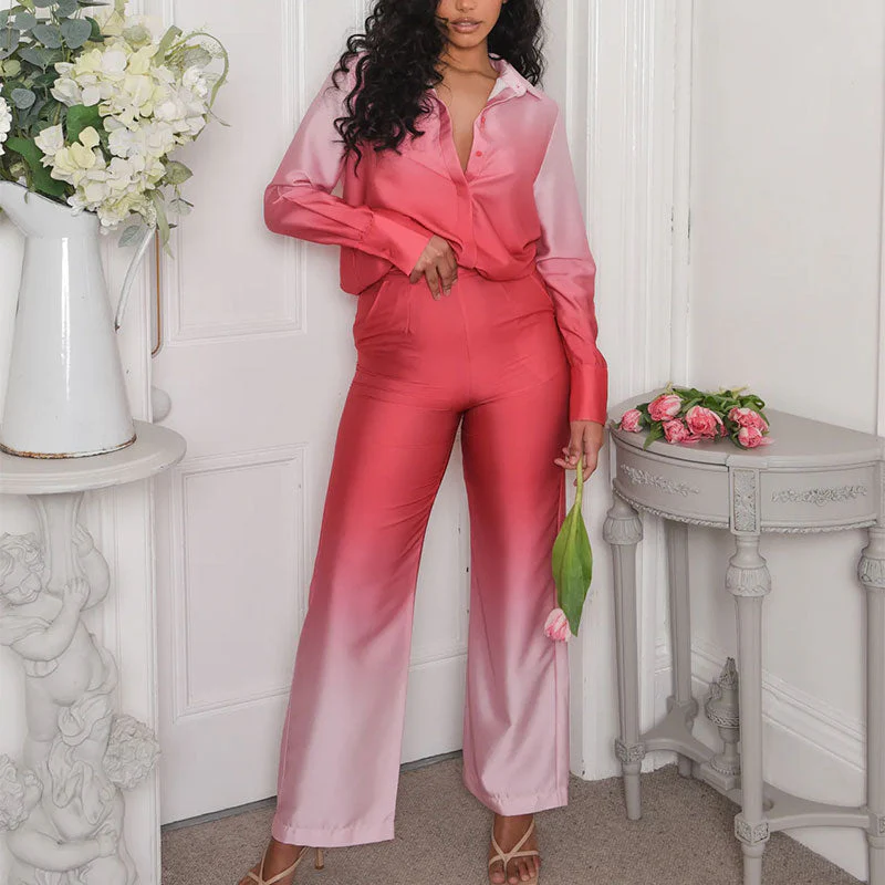 GRADIENT Long Sleeve SHIRT and PANTS SET - Image 15