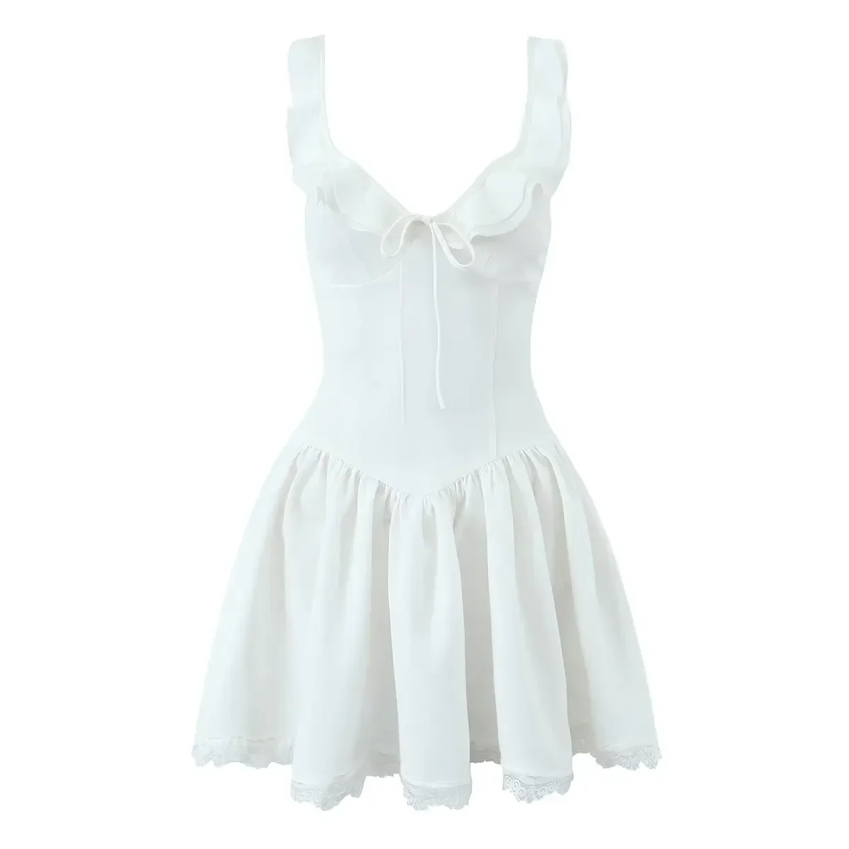 Maya White Dress - Image 4