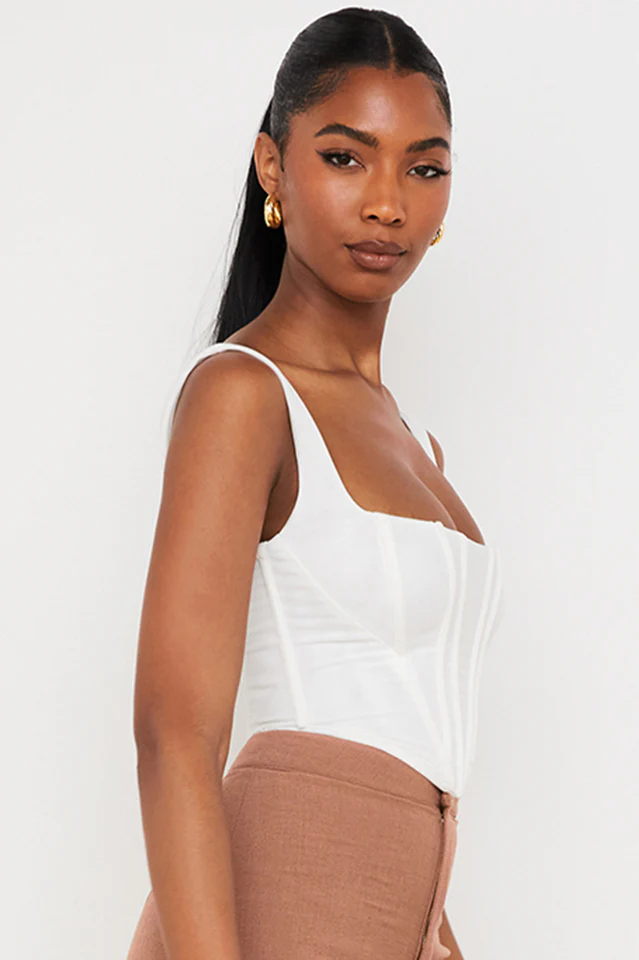 Mesh Corset Top - Image 11