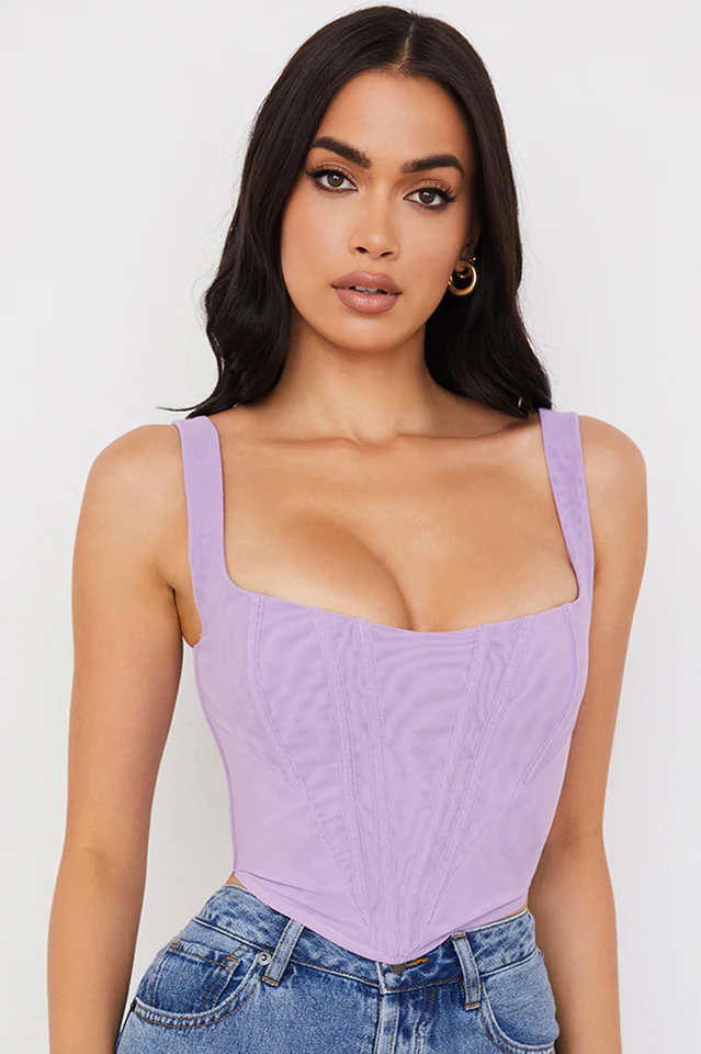 Mesh Corset Top - Image 26