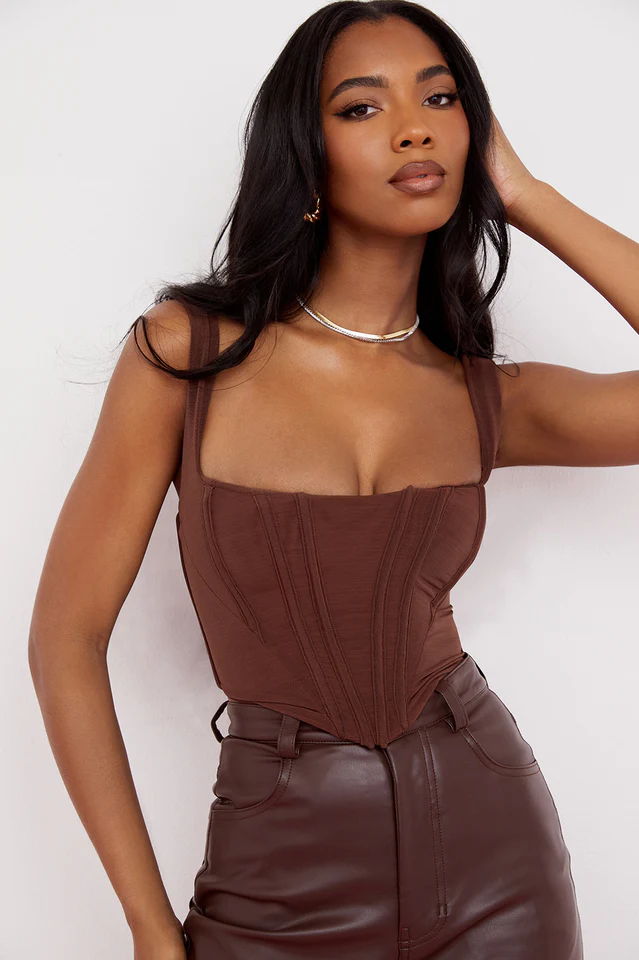 Mesh Corset Top - Image 4