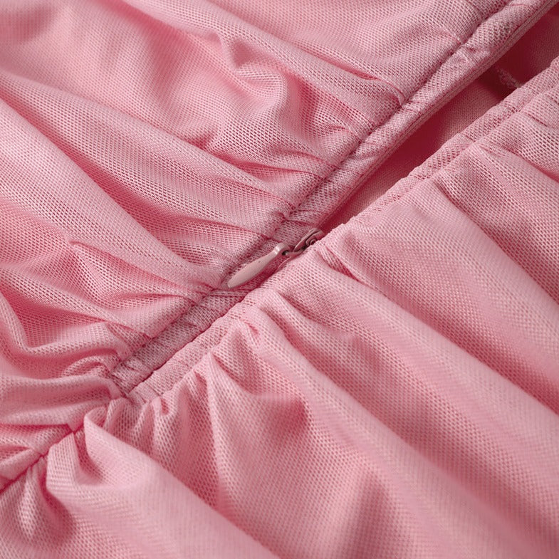 ASHY GRADIENT PINK ORANGE BODYCON MAXI Dress - Image 14