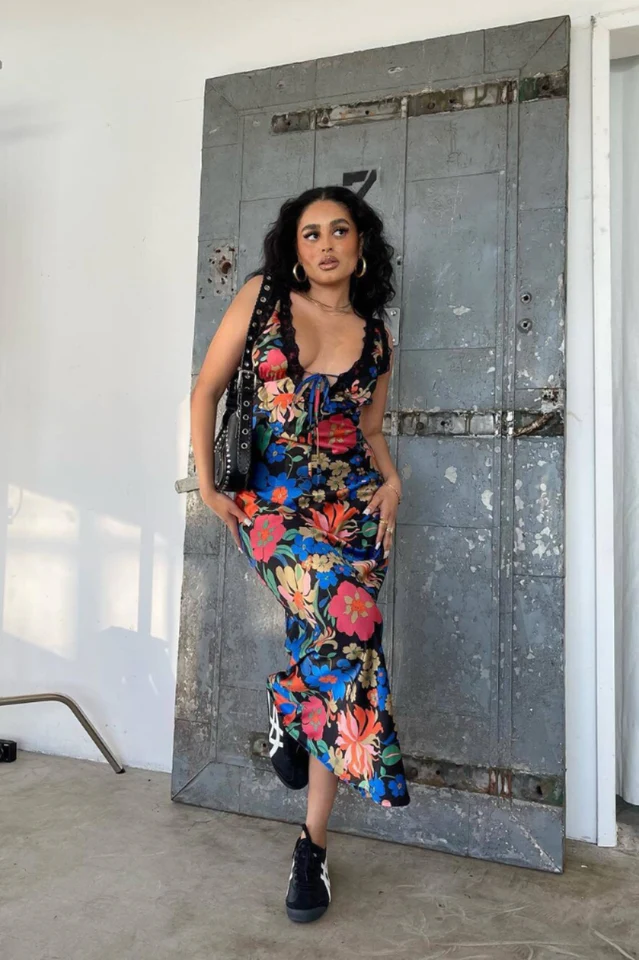 Miara Floral Sleeveless Maxi Dress - Image 10