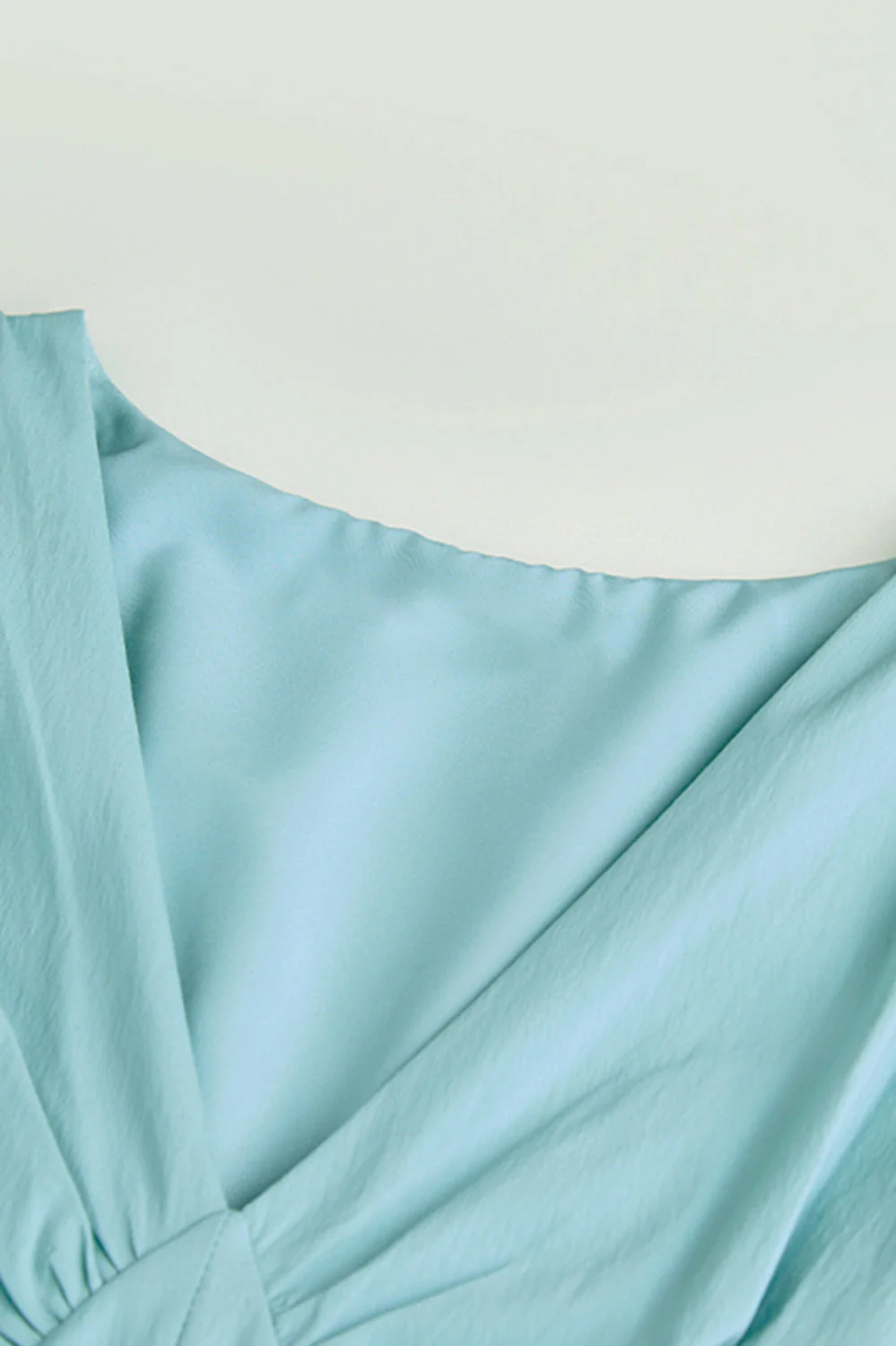 Midi Dress with Corset Detail - Blue - Image 4