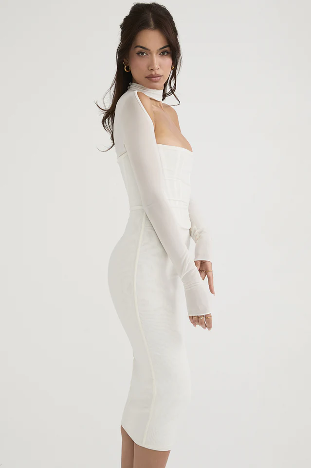Milarose Mesh Tunic Midi Dress - Image 12