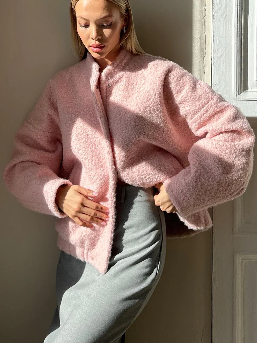 Minimalist tweed jacket - Image 3
