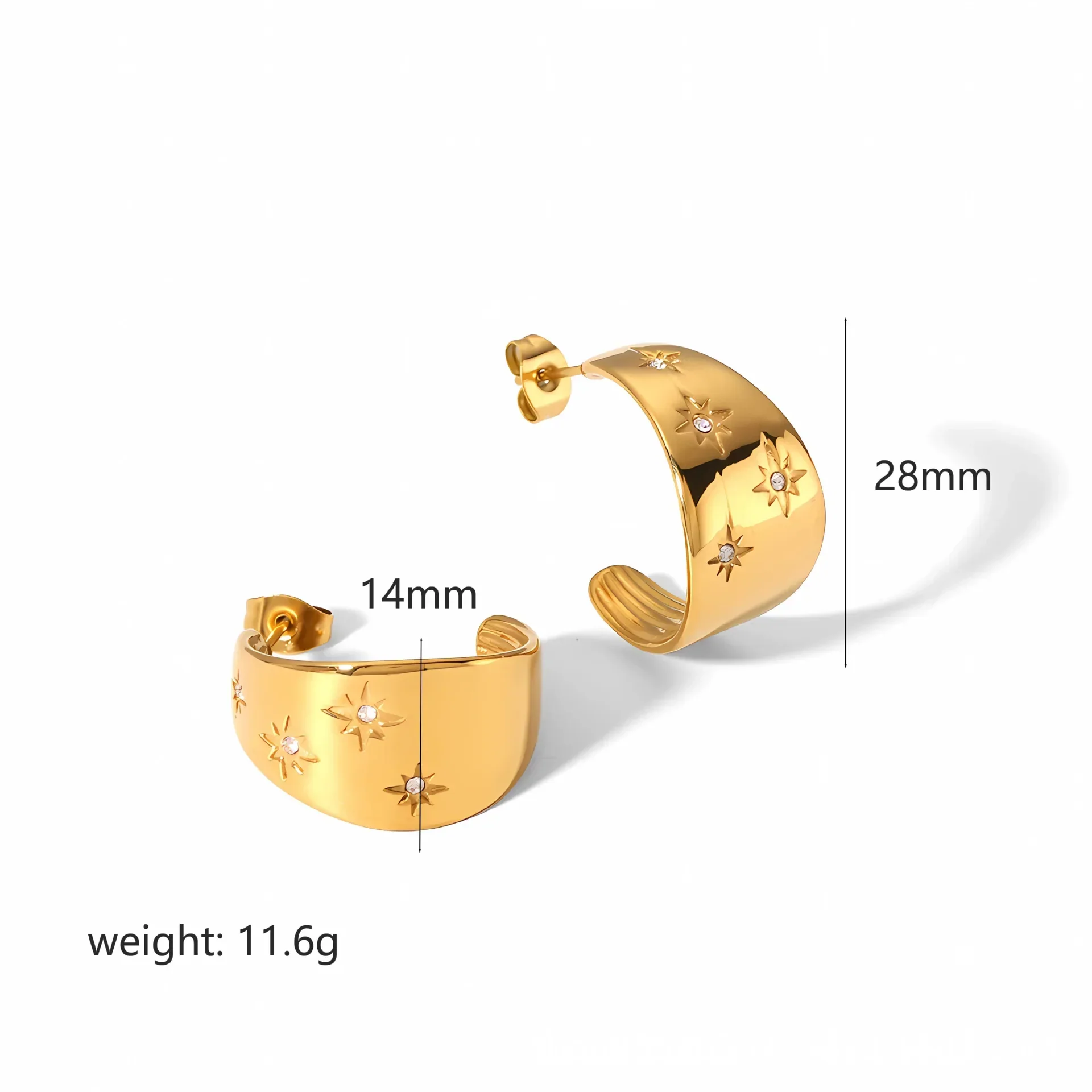 Moon Stars Earrings - Image 3